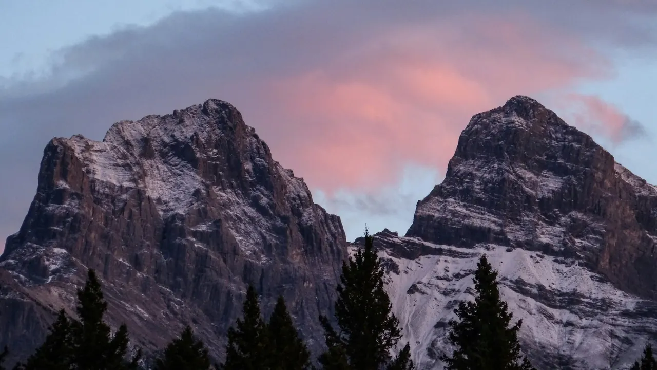 Summer in the Canadian Rockies near Canmore
