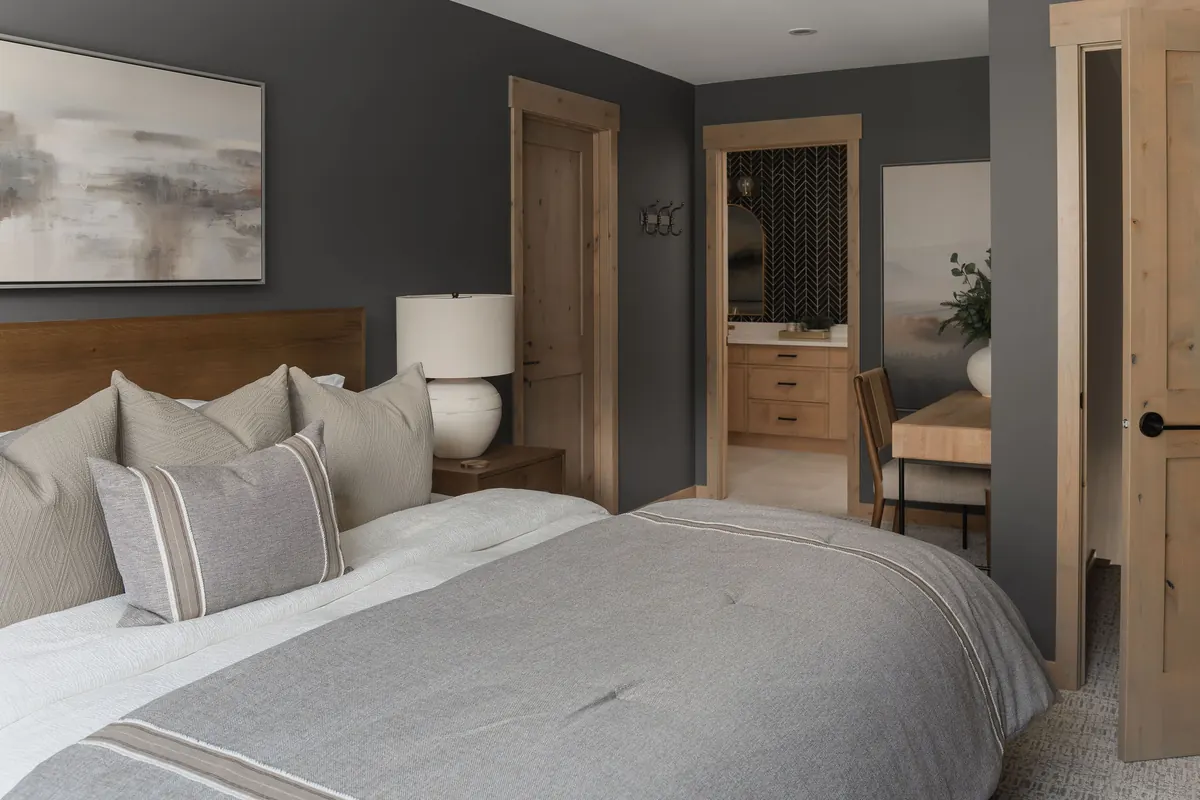 Mountain home bedroom