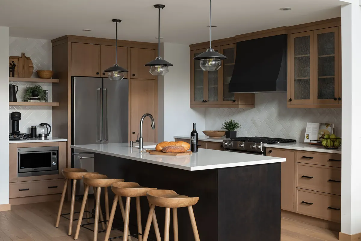 Modern kitchen with island